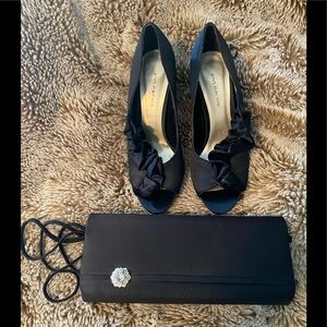 Ann Marino shoes with matching purse.